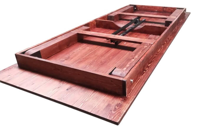 antique pine farm table