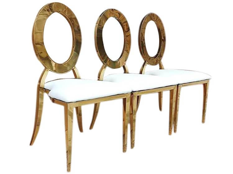 Gold Metal Chairs Wholesale