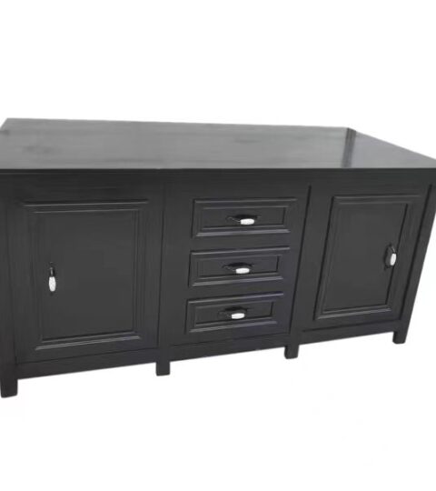 Black Buffet Table