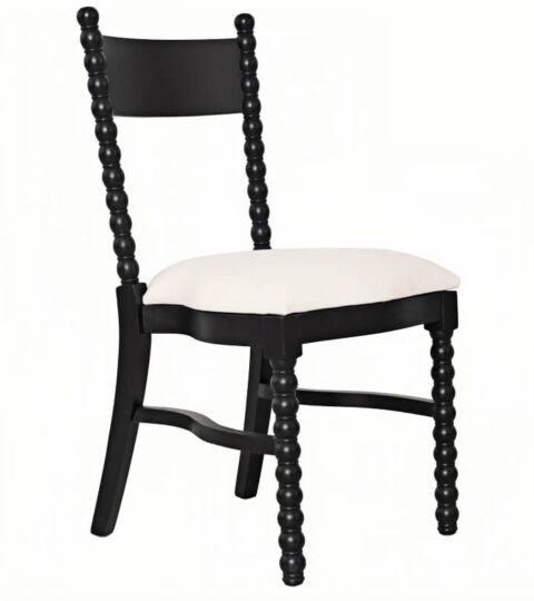 Black Spool Chair