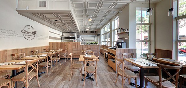 We sale cross back chair to the best pizza place in Miami Beach