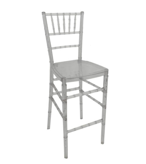 Clear Resin Chiavari Barstool