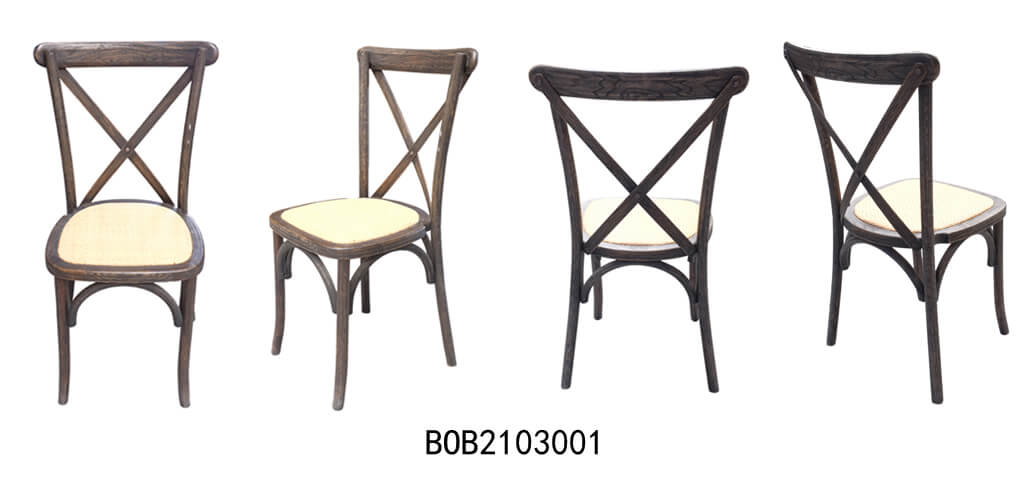 cross back chairs color