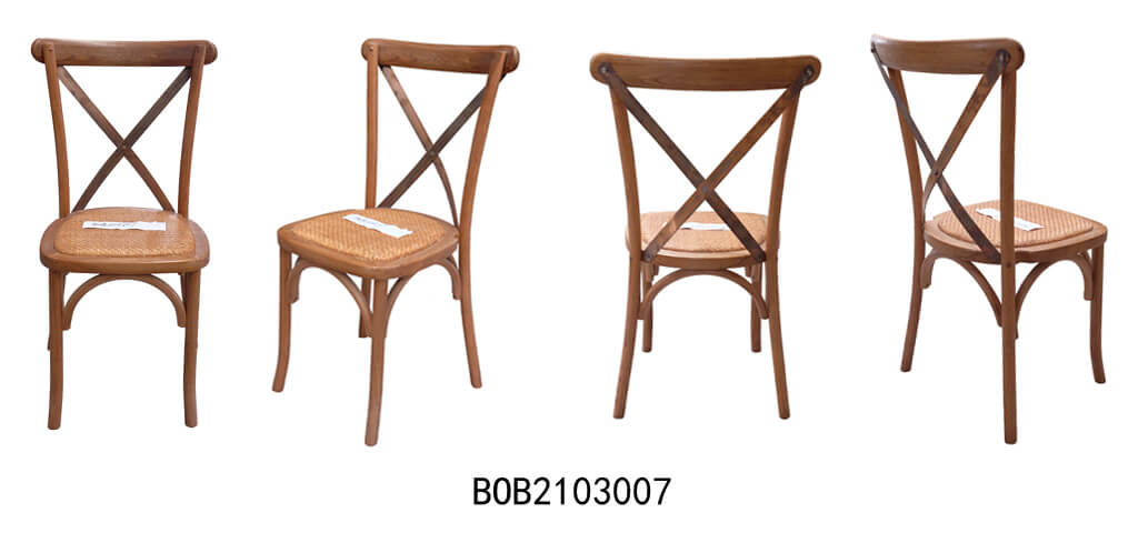 cross back chairs color