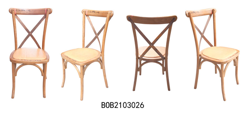 cross back chairs color