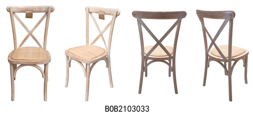 cross back chairs color