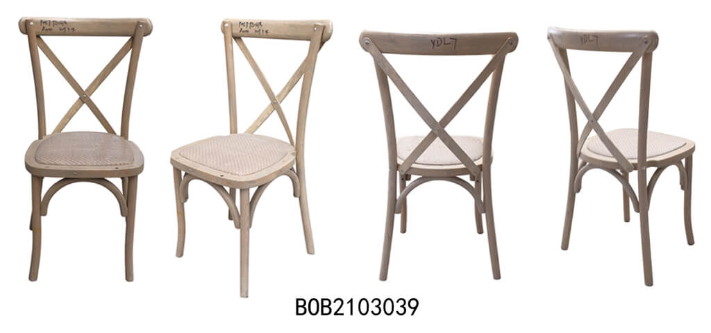 cross back chairs color