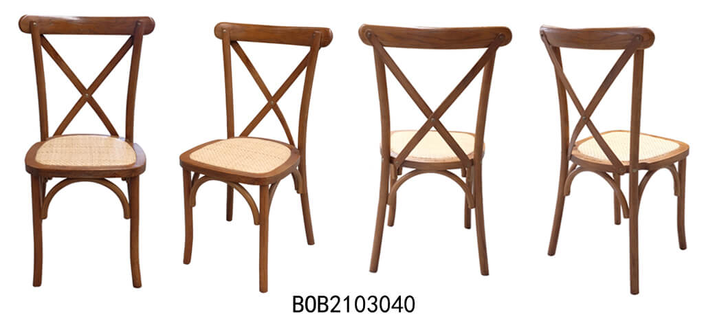 cross back chairs color