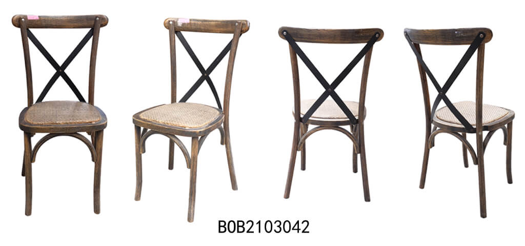 cross back chairs color