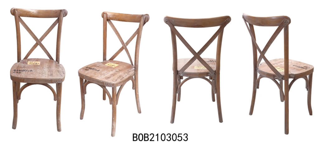 cross back chairs color