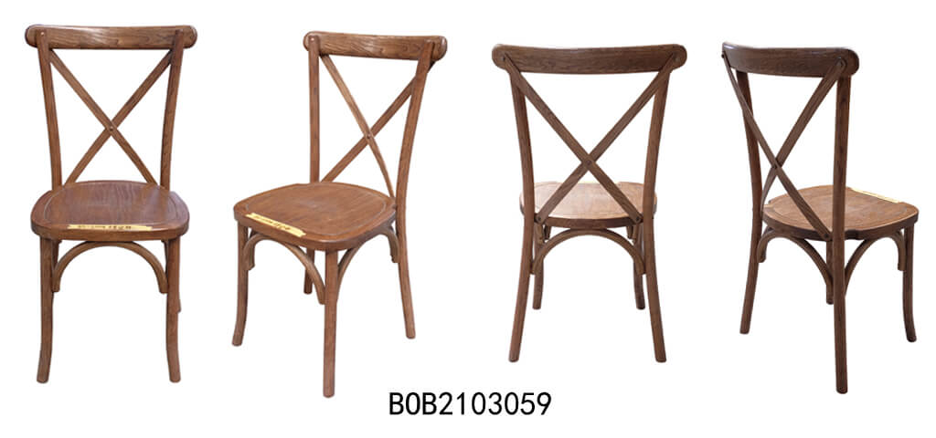 cross back chairs color