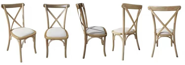 Cross back chairs with Fireproof pads (1)