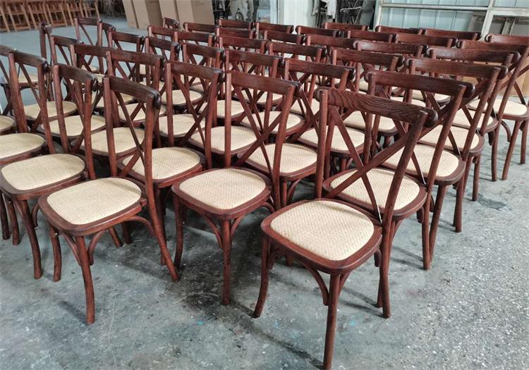 German cross back chairs