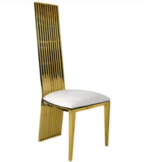 High Back Stainless Steel Chair