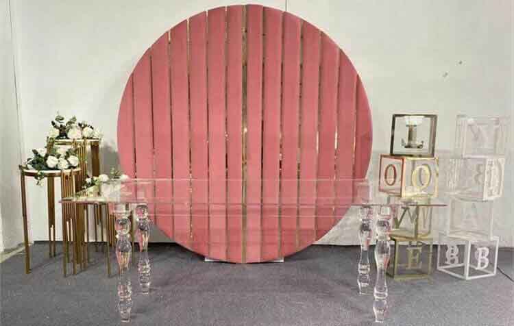 Full acrylic dining table