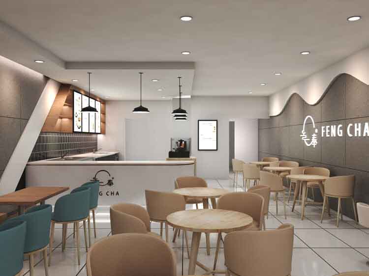 Burger Milk Tea Shop tables