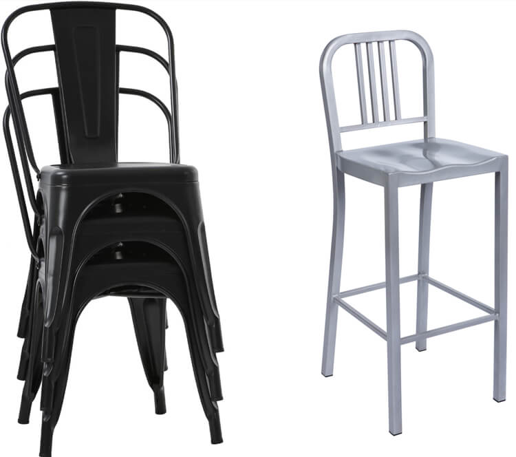 industrial style dining chairs