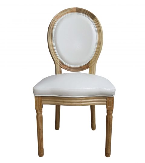 Leather Back Louis Chairs