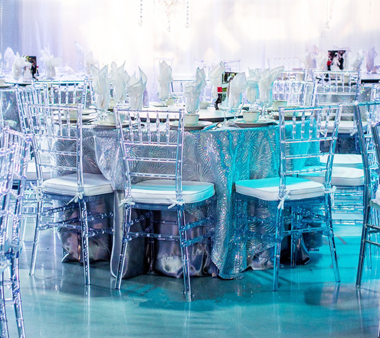 Clear resin chiavari chair gallery
