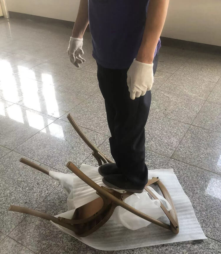 resin cross back chair factory