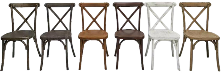 resin crossback chair factory in China