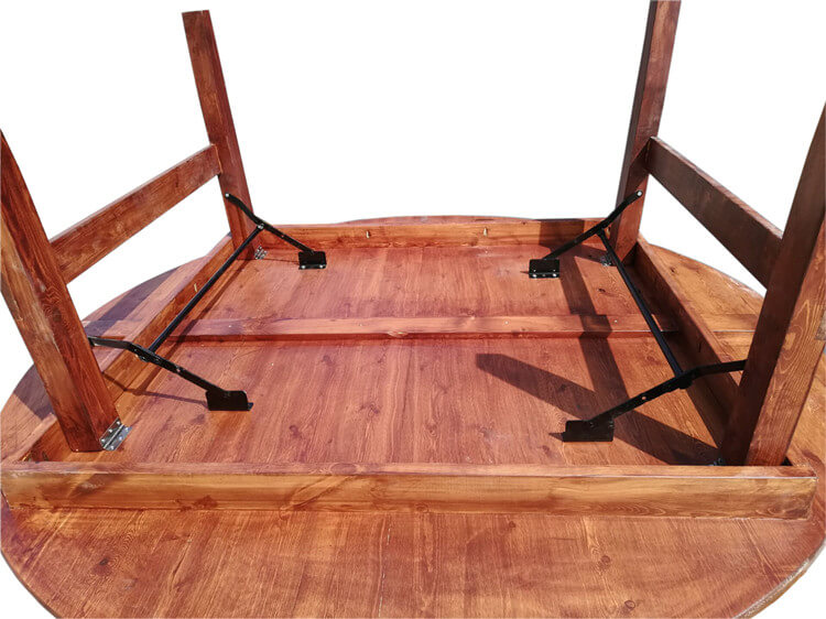 round farm table folding