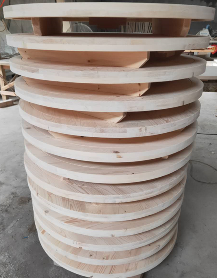 small round folding table outdoor