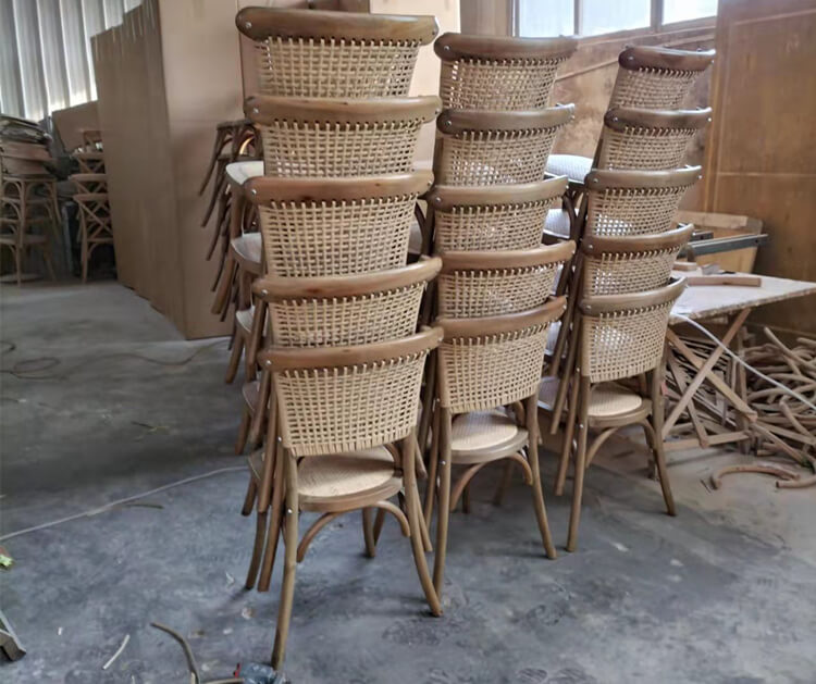 stackable crossback chair