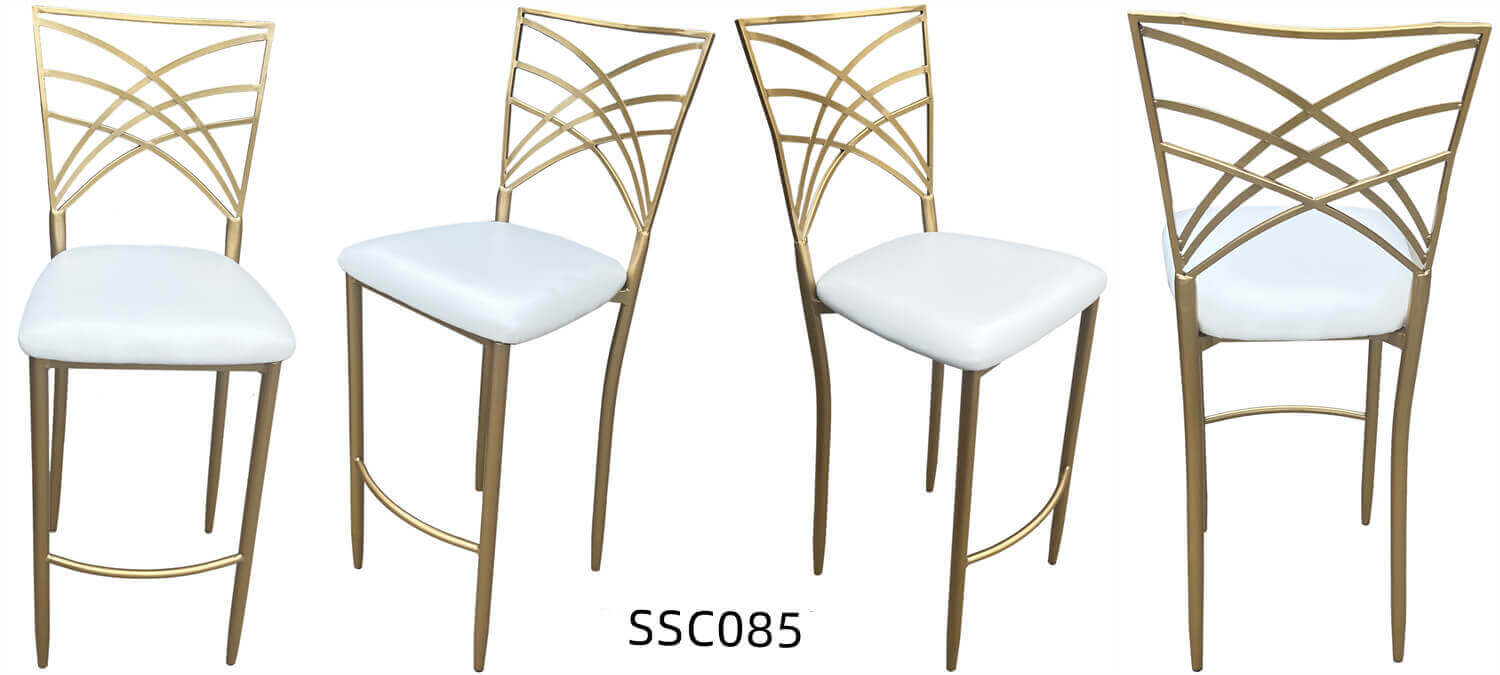 stainless steel bar chair