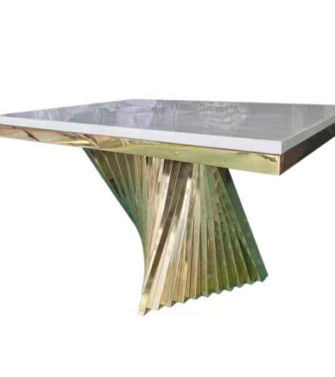 Marble Top Stainless Steel Table Factory