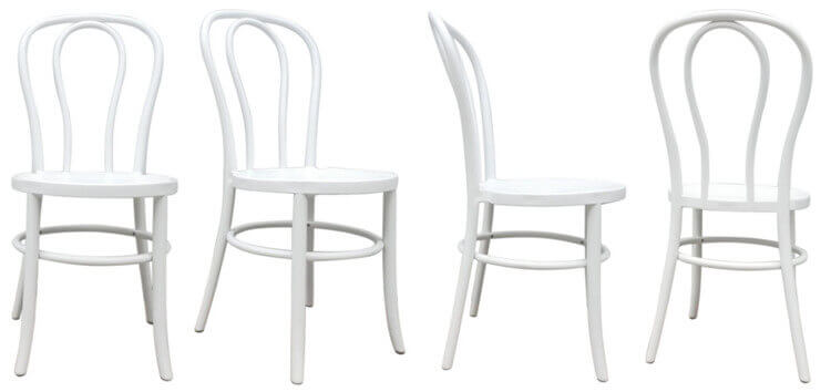 White Bentwood Chairs Wholesale