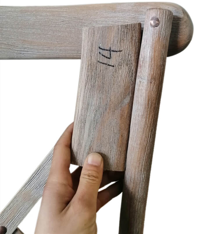 wooden crossback chair factory