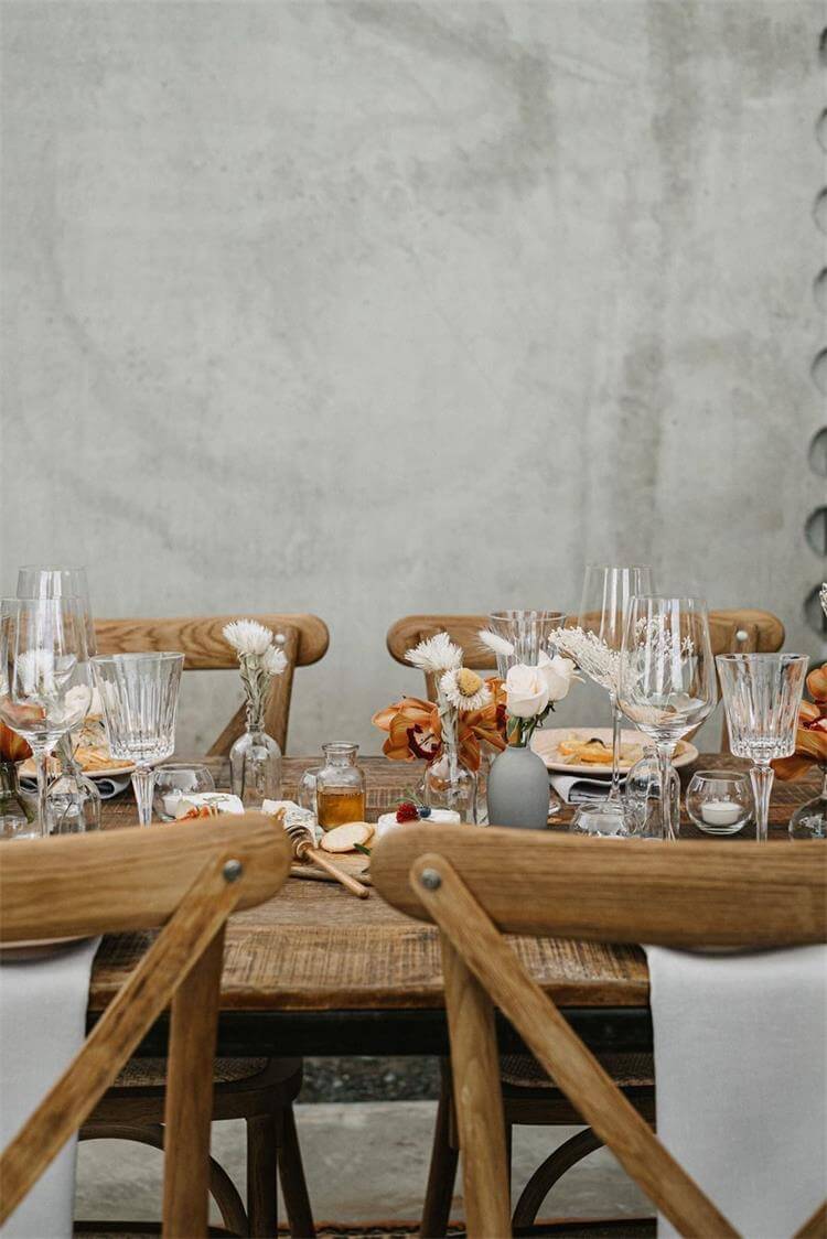 Wooden Crossback Chairs With Rattan Seat