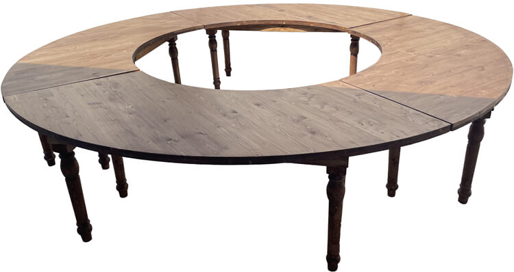 wooden farmhouse table bulk
