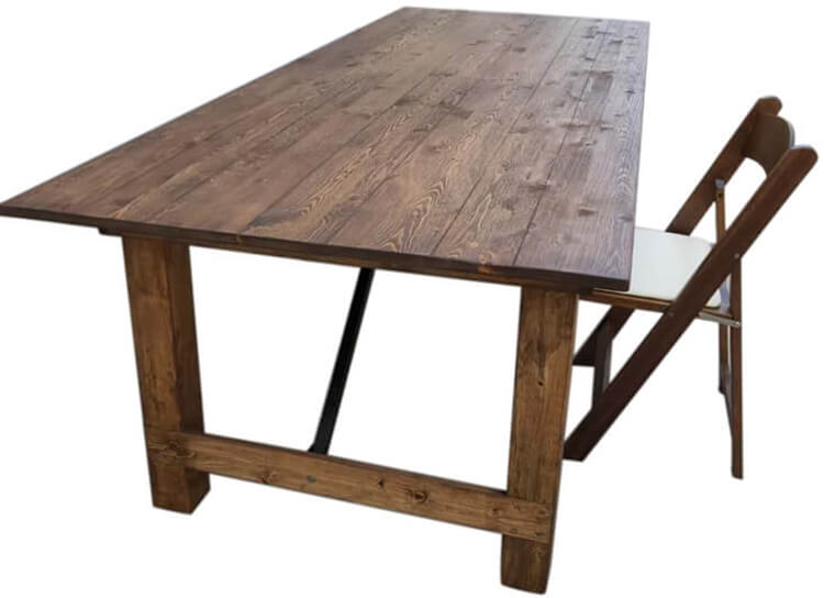 wooden folding table chairs