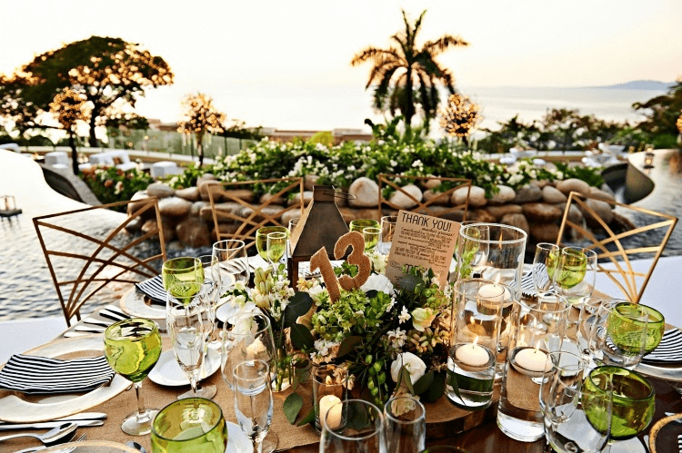 color wedding glasses bulk