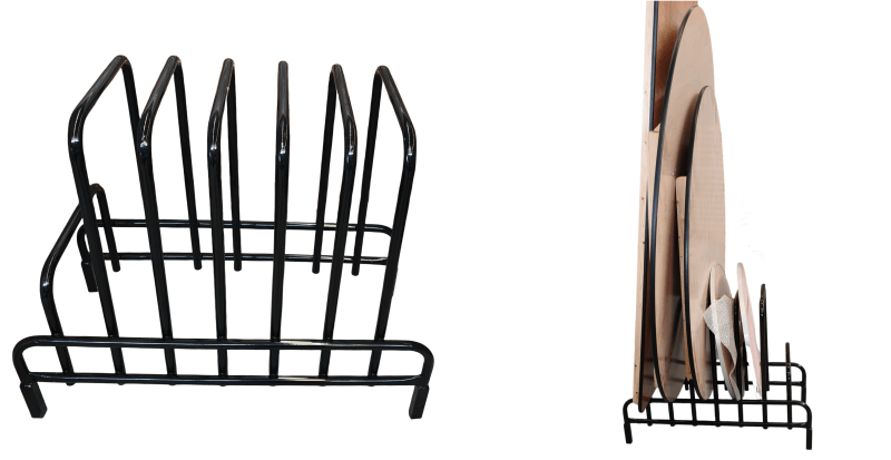 folding table cart with wheels