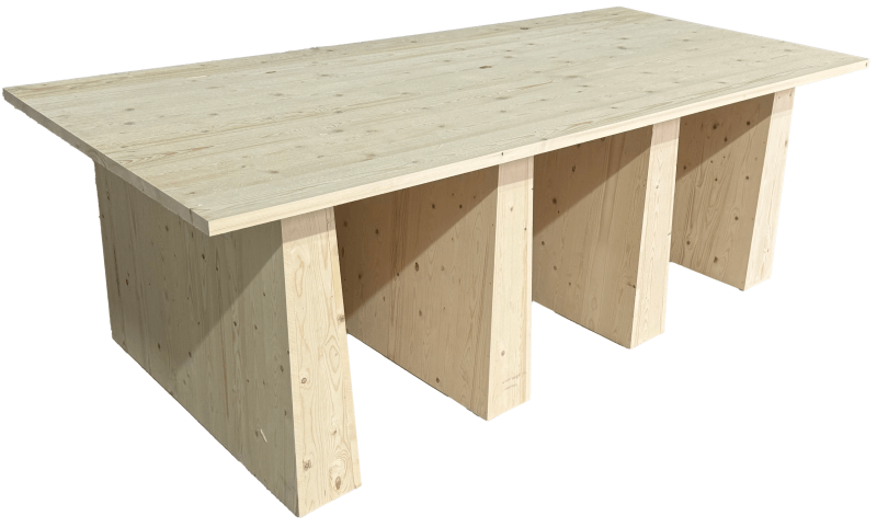 pine wood counter table supplier