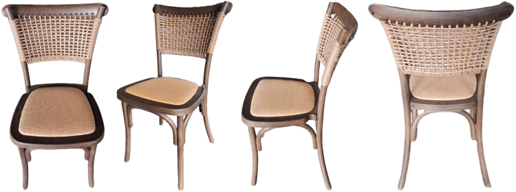 plastic crossback dining chair supplier