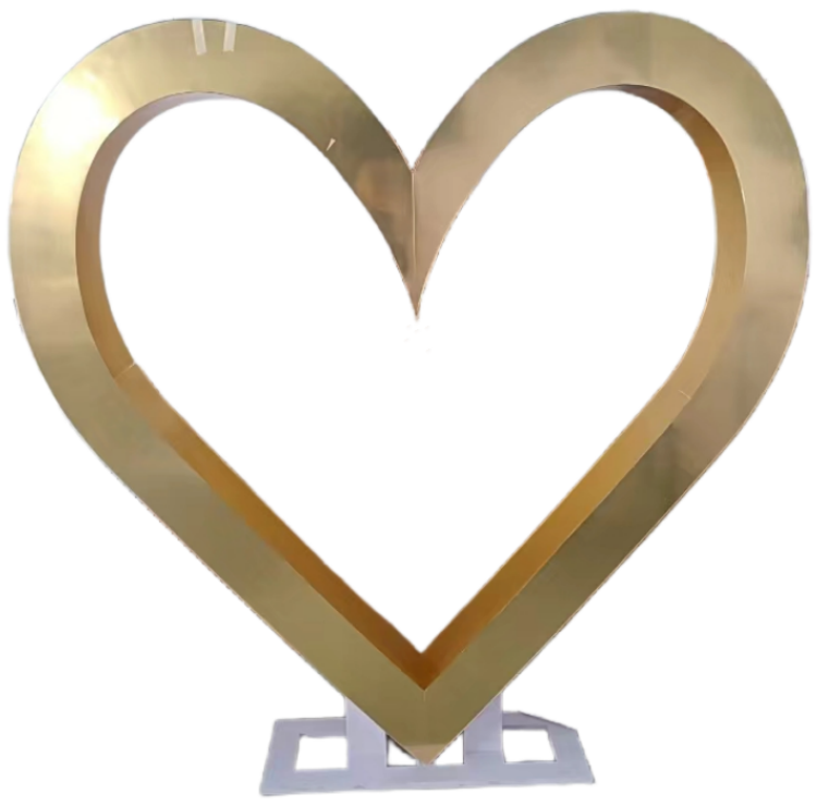 PVC Heart shape event backdrop