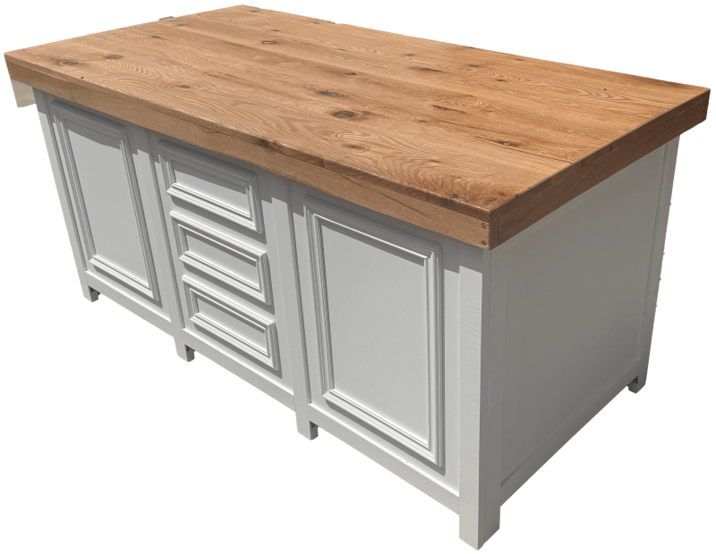 solid wood counter table