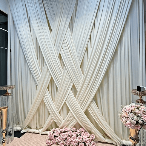 wedding gauze curtain